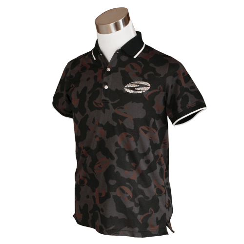 原创迷彩POLO衫 黑色